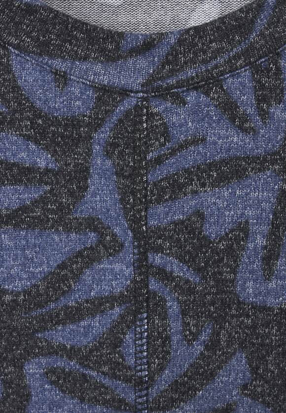 CECIL Langarmshirt mit Print Damen - Night Sky Blue | CECIL Online-Shop