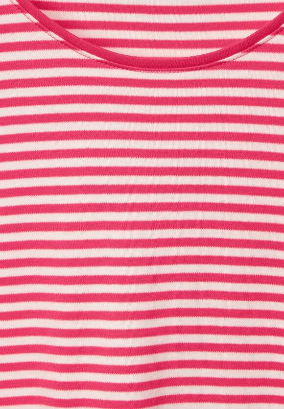 CECIL T-Shirt mit Streifenmuster Damen - Style Lena - Strawberry Red | CECIL  Online-Shop