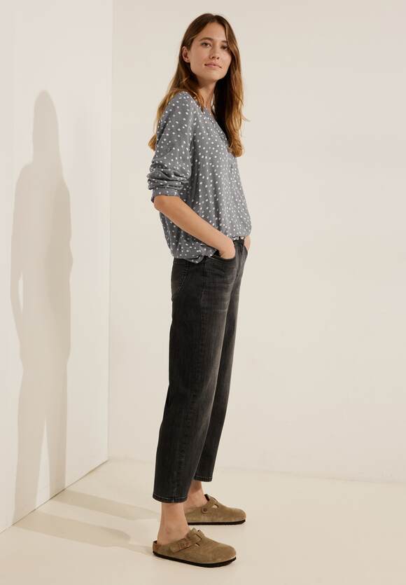 CECIL Bluse mit Graphite Grey Online-Shop - Light Punktemuster Damen CECIL 