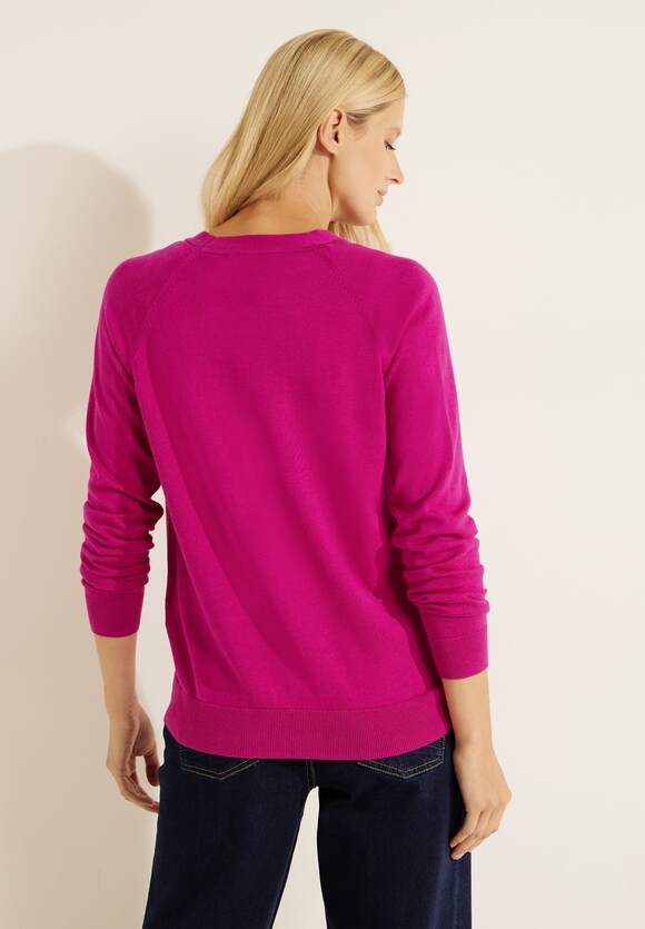 Online-Shop Cardigan CECIL | Damen - Pink Cool CECIL mit Knopfleiste