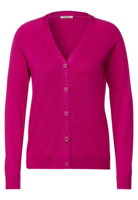 Knopfleiste Online-Shop - Cardigan Damen CECIL | Pink Cool mit CECIL