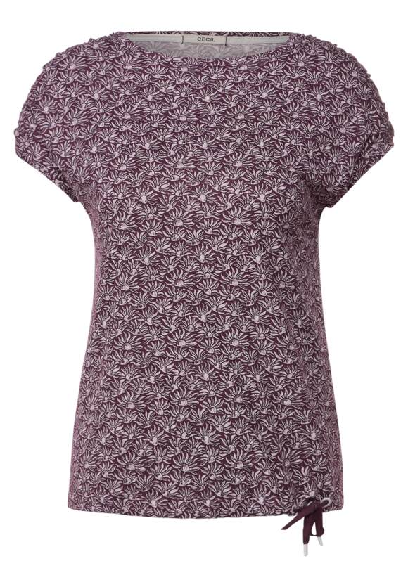 CECIL T-Shirt - Smock | Damen mit Schultern Red Online-Shop Wineberry CECIL