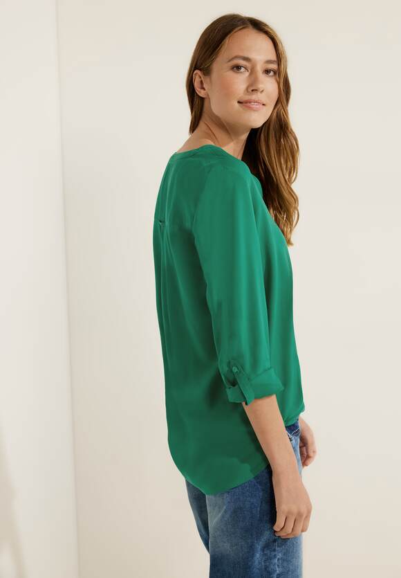 Unifarbe - | in Green Online-Shop Bluse CECIL CECIL Easy Damen