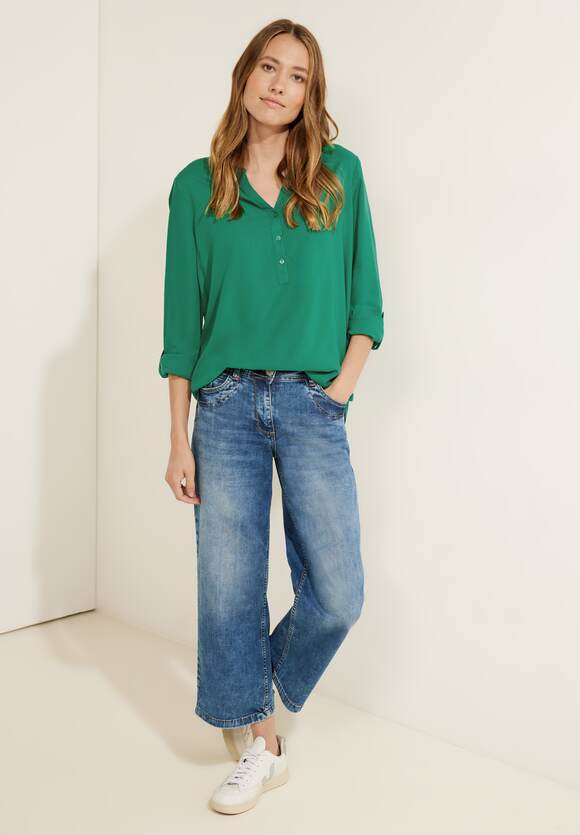 CECIL Green Bluse Online-Shop | in Easy CECIL Damen Unifarbe -