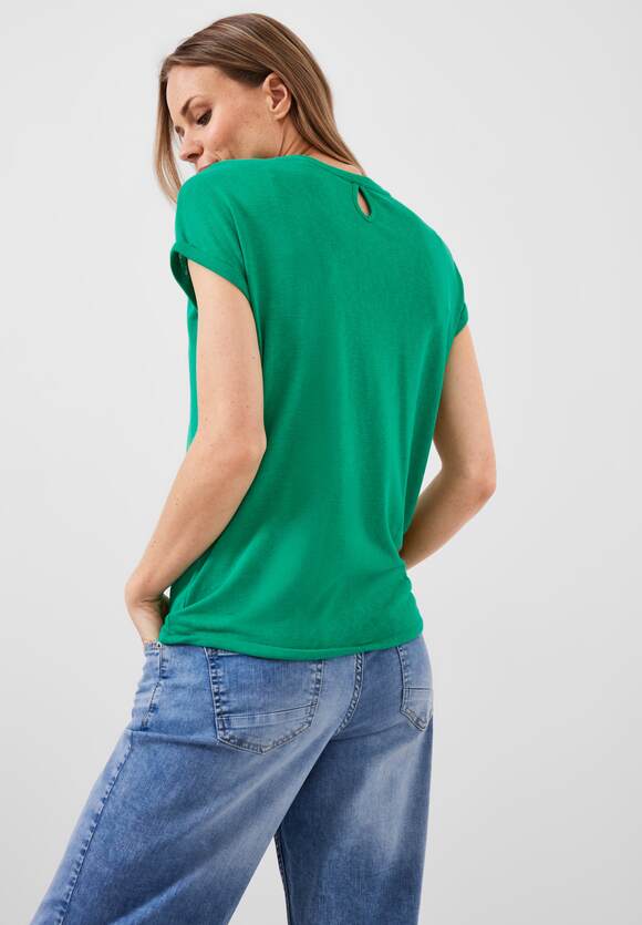 CECIL T-shirt met fotoprint | Green Online-Shop CECIL Trefoil Dames 