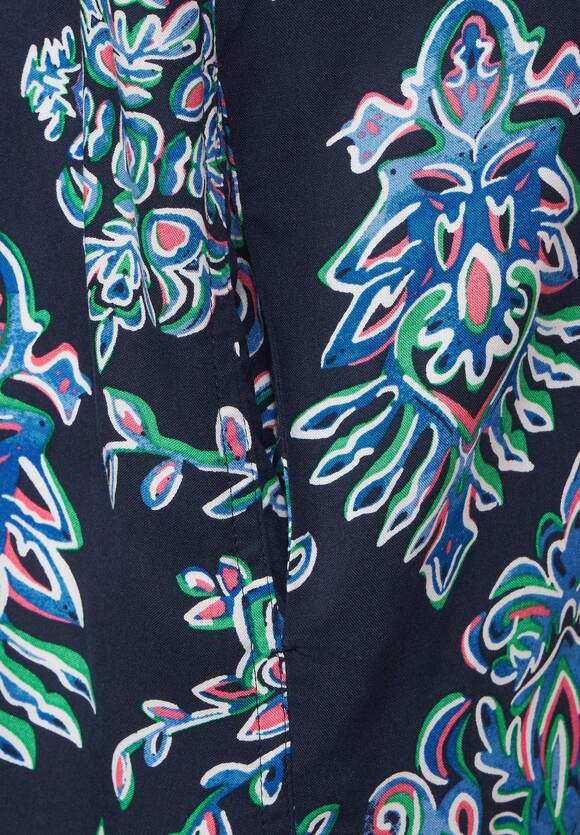 CECIL Ornament - | Online-Shop Print Damen Deep Kleid CECIL Blue