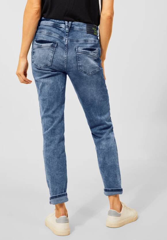 CECIL Loose Fit Jeans Damen - Style Scarlett - Mid Blue Used Wash | CECIL  Online-Shop