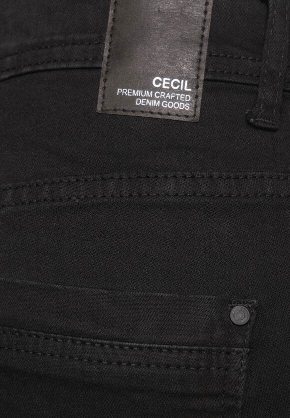 Damen Bekleidung Jeans Röhrenjeans Cecil Denim Jeans in Schwarz 