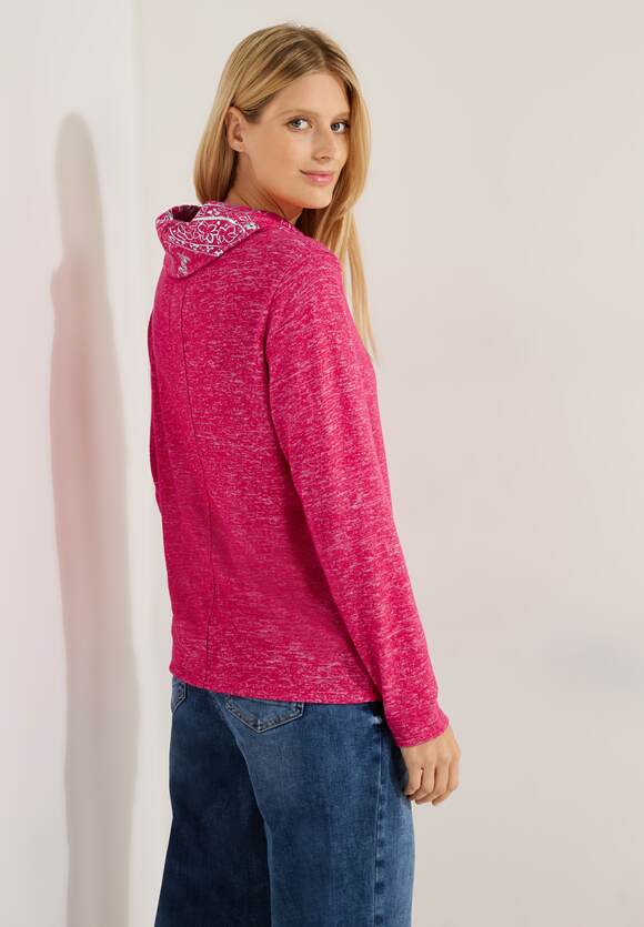 CECIL Shirt mit Schimmerdetails Melange Coral CECIL | Damen Online-Shop 