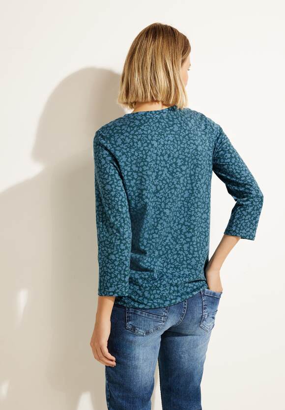 CECIL Shirt mit - Green Lake Deep CECIL Online-Shop Damen Minimalprint 