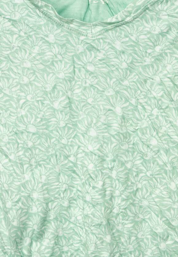 CECIL Shirt in Crash Optik Damen - Fresh Salvia Green | CECIL Online-Shop