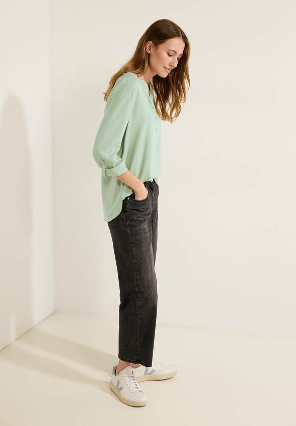 CECIL Bluse Clear | Online-Shop in - Sage CECIL Damen Unifarbe Green