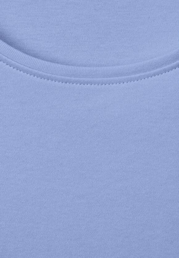 CECIL Basic shirt lange CECIL Dames Style Blue Pia | mouw met Online-Shop Soft - Tranquil 